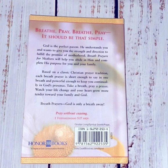 Breath Prayers for Mothers spiritual inspirational small book - Picture 3 of 7